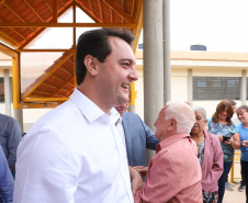 Governador Carlos Massa Ratinho Júnior inaugura em Guarapuava a nova sede do Colégio Estadual Leni Marlene Jacob  -  Guarapuava, 04/04/2019  -  Foto: Rodrigo Felix Leal/ANPr