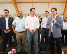 Governador Carlos Massa Ratinho Júnior inaugura em Guarapuava a nova sede do Colégio Estadual Leni Marlene Jacob  -  Guarapuava, 04/04/2019  -  Foto: Rodrigo Felix Leal/ANPr