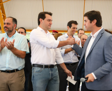 Governador Carlos Massa Ratinho Júnior inaugura em Guarapuava a nova sede do Colégio Estadual Leni Marlene Jacob  -  Guarapuava, 04/04/2019  -  Foto: Rodrigo Felix Leal/ANPr