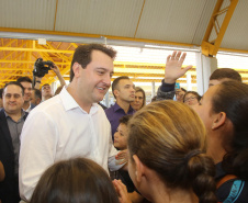 |Governador Carlos Massa Ratinho Júnior inaugura em Guarapuava a nova sede do Colégio Estadual Pedro Carli  -  Guarapuava, 04/04/2019  -  Foto: Jaelson Lucas/ANPr