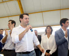|Governador Carlos Massa Ratinho Júnior inaugura em Guarapuava a nova sede do Colégio Estadual Pedro Carli  -  Guarapuava, 04/04/2019  -  Foto: Jaelson Lucas/ANPr