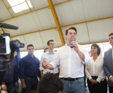 |Governador Carlos Massa Ratinho Júnior inaugura em Guarapuava a nova sede do Colégio Estadual Pedro Carli  -  Guarapuava, 04/04/2019  -  Foto: Jaelson Lucas/ANPr