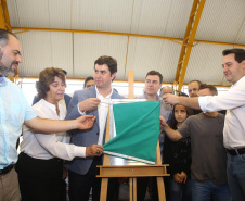 |Governador Carlos Massa Ratinho Júnior inaugura em Guarapuava a nova sede do Colégio Estadual Pedro Carli  -  Guarapuava, 04/04/2019  -  Foto: Jaelson Lucas/ANPr