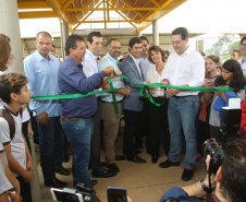 |Governador Carlos Massa Ratinho Júnior inaugura em Guarapuava a nova sede do Colégio Estadual Pedro Carli  -  Guarapuava, 04/04/2019  -  Foto: Jaelson Lucas/ANPr
