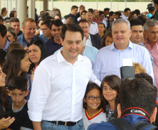 |Governador Carlos Massa Ratinho Júnior inaugura em Guarapuava a nova sede do Colégio Estadual Pedro Carli  -  Guarapuava, 04/04/2019  -  Foto: Jaelson Lucas/ANPr