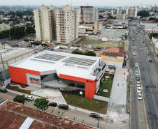 A Copel já concluiu a centralização de todas as suas unidades de operações e serviços que ficavam no interior do Paraná. As equipes agora trabalham concentradas no polo Smart Copel, construído no bairro Novo Mundo, em Curitiba.  -  Curitiba, 05/04/2019  -  Foto: Dani Catisti/Copel