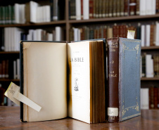 Biblioteca Pública do Paraná. Restauro de livros antigos. Foto: Jaelson Lucas/ANPr