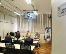 04/2019 - Licitação com transmissão ao vivo. Foto: Gilson Abreu/ANPr