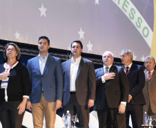 Governador Carlos Massa Ratinho Júnior abre a Mercosuper 2019 -  38ª Feira e Convenção Paranaense de Supermercados  -  Pinhais, 09/04/2019  -  Foto: Gilson Abreu/ANPr