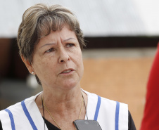  Marlene Ruske, professora de Geografia do Colégio Estadual Barão de Antonina, em Rio Negro.Rio Negro, 13-03-19.Foto: Arnaldo Alves / ANPr.