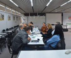 Representantes do Conselho Estadual de Segurança Alimentar e Nutricional (Consea/PR) reuniram-se nos dias 8 e 9 de abril para debater o desenvolvimento de políticas públicas para o setor e o modelo da Conferência Estadual de Segurança Alimentar e Nutricional 2019, agendada para os dias 4 e 5 de agosto.  -  Curitiba, 10/04/2019  -  Foto: Divulgação SESA