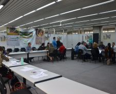 Representantes do Conselho Estadual de Segurança Alimentar e Nutricional (Consea/PR) reuniram-se nos dias 8 e 9 de abril para debater o desenvolvimento de políticas públicas para o setor e o modelo da Conferência Estadual de Segurança Alimentar e Nutricional 2019, agendada para os dias 4 e 5 de agosto.  -  Curitiba, 10/04/2019  -  Foto: Divulgação SESA