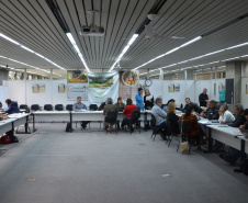 Representantes do Conselho Estadual de Segurança Alimentar e Nutricional (Consea/PR) reuniram-se nos dias 8 e 9 de abril para debater o desenvolvimento de políticas públicas para o setor e o modelo da Conferência Estadual de Segurança Alimentar e Nutricional 2019, agendada para os dias 4 e 5 de agosto.  -  Curitiba, 10/04/2019  -  Foto: Divulgação SESA