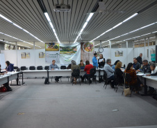 Representantes do Conselho Estadual de Segurança Alimentar e Nutricional (Consea/PR) reuniram-se nos dias 8 e 9 de abril para debater o desenvolvimento de políticas públicas para o setor e o modelo da Conferência Estadual de Segurança Alimentar e Nutricional 2019, agendada para os dias 4 e 5 de agosto.  -  Curitiba, 10/04/2019  -  Foto: Divulgação SESA