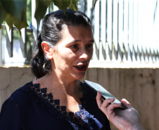 O governador Carlos Massa Ratinho Junior  assina ordem de serviço para construção de Escola em Mauá da Serra nesta quarta-feira (10).  Mauá da Serra, 10/04/2019 -  Foto: Geraldo Bubniak/ANPr