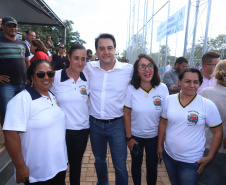 A população de Faxinal, no Vale do Ivaí, ganhou nesta quarta-feira (10)  o espaço Meu Campinho, destinado à prática de atividades de esporte e de lazer, principalmente para crianças e adolescentes