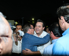 O governador Carlos Massa Ratinho Junior  assina ato que instala o Governo na Expolondrina nesta quarta-feira (10).  Londrina, 10/04/2019 -  Foto: Geraldo Bubniak/ANPr