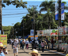 O vice governador Darci Piana faz a  entrega de tratores para agricultores familiares. Os equipamentos são do programa Trator Solidário, na Expolondrina nesta quinta-feira (11).  Londrina, 11/04/2019 -  Foto: Geraldo Bubniak/ANPr