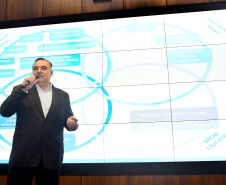 Vice-governador Darci Piana coordena reunião com o secretariado, apresentação do secretário da Justiça, Família e Desenvolvimento Social, Ney Leprevost  -  Curitiba, 02/04/2019  -  Foto: Jaelson Lucas/ANPr