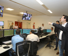 Governador Carlos Massa Ratinho Júnior visita a fábrica da Klabin em Ortigueira, na assinatura de convênio com a empresa e a prefeitura do município para a construção da Escola Técnica de Operação Florestal e Agrícola.  -  Ortigueira, 16/04/2019  -  Foto: Jaelson Lucas/ANPr