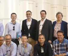 Governador Carlos Massa Ratinho Júnior visita a fábrica da Klabin em Ortigueira, na assinatura de convênio com a empresa e a prefeitura do município para a construção da Escola Técnica de Operação Florestal e Agrícola.  -  Ortigueira, 16/04/2019  -  Foto: Jaelson Lucas/ANPr