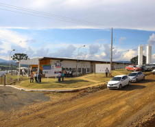 Governador Carlos Massa Ratinho Júnior visita a fábrica da Klabin em Ortigueira, na assinatura de convênio com a empresa e a prefeitura do município para a construção da Escola Técnica de Operação Florestal e Agrícola. - Ortigueira, 16/04/2019 - Foto: Jaelson Lucas/ANPr