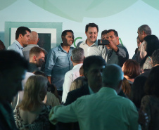 Governador Carlos Massa Ratinho Júnior visita a fábrica da Klabin em Ortigueira, na assinatura de convênio com a empresa e a prefeitura do município para a construção da Escola Técnica de Operação Florestal e Agrícola. - Ortigueira, 16/04/2019 - Foto: Jaelson Lucas/ANPr