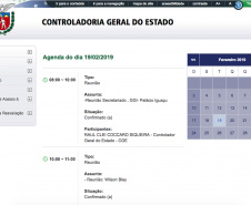 Por determinação do governador Carlos Massa Ratinho Junior, a Controladoria Geral do Estado (GGE) editou uma resolução e solicitou a todos os secretários de Estado a divulgação de suas agendas nos portais institucionais das respectivas pastas. O objetivo é disponibilizar a ferramenta para consulta pública até o começo de março.  -  Curitiba,19/02/2019 -  Foto: ANPr