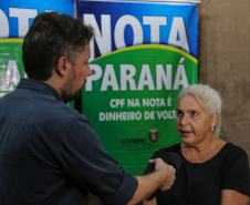 O Governo do Estado entrega os três principais prêmios do sorteio de Abril do programa Nota Paraná, de R$ 20 mil, R$ 30 mil e R$ 50 mil. A solenidade de premiação acontece na Secretaria de Estado da Fazenda, em Curitiba nesta quarta-feira (17).   Curitiba, 17/04/2019 -  Foto: Geraldo Bubniak/ANPr