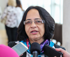 O governador em exercício Darci Piana participa da Posse  dos novos representantes da sociedade civil para a gestão 2019/2021 do O Conselho Estadual do Idoso (CEDI) do Paraná   no Salão de Atos do Palácio Iguaçu,  nesta quarta-feira (24).   Curitiba, 24/04/2019 -  Foto: Geraldo Bubniak/ANPr
