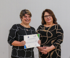 O governador em exercício Darci Piana participa da Posse  dos novos representantes da sociedade civil para a gestão 2019/2021 do O Conselho Estadual do Idoso (CEDI) do Paraná   no Salão de Atos do Palácio Iguaçu,  nesta quarta-feira (24).   Curitiba, 24/04/2019 -  Foto: Geraldo Bubniak/ANPr