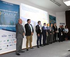O Instituto de Tecnologia do Paraná (Tecpar) sedia nesta quarta (24) e quinta-feira (25) ciclo de debates sobre as oportunidades, desafios e rumos da mobilidade elétrica no Brasil. Cerca de 200 pessoas participam do Fórum Internacional de Carros, Veículos Elétricos e Mobilidade Urbana (Fórum CVE), que acontece na sede do instituto, em Curitiba.  -  Curitiba, 24/04/2019  -  Foto: Divulgação Tecpar