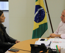 O secretário estadual do Desenvolvimento Urbano, João Carlos Ortega, recebeu nesta quarta-feira (24) mais de uma dezena de prefeitos que apresentaram listas de prioridades às suas respectivas populações.  -  Curitiba, 24/04/2019  -  Foto: Divulgação SEDU