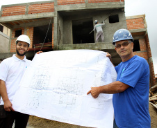 Rede estadual formou quase 18 mil novos técnicos em 2018. Na imagem, Juliano Thainan Jonas e Pedro dos Santos. Curitiba,22/04/2019 Foto:Jaelson Lucas ANPr