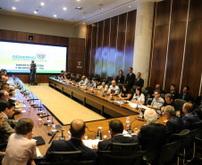O vice governador Darci Piana participa de reunião com representantes dos servidores publicos  no Palácio Iguaçu,  nesta segunda-feira (29).   Curitiba, 24/04/2019 -  Foto: Geraldo Bubniak/ANPr