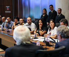 O vice governador Darci Piana participa de reunião com representantes dos servidores publicos  no Palácio Iguaçu,  nesta segunda-feira (29).   Curitiba, 24/04/2019 -  Foto: Geraldo Bubniak/ANPr