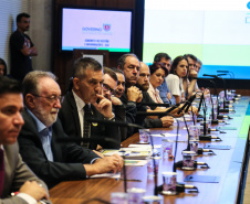 O vice governador Darci Piana participa de reunião com representantes dos servidores publicos  no Palácio Iguaçu,  nesta segunda-feira (29).   Curitiba, 24/04/2019 -  Foto: Geraldo Bubniak/ANPr