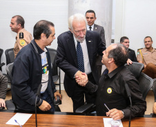 O vice governador Darci Piana participa de reunião com representantes dos servidores publicos  no Palácio Iguaçu,  nesta segunda-feira (29).   Curitiba, 24/04/2019 -  Foto: Geraldo Bubniak/ANPr