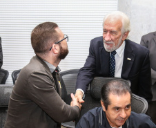 O vice governador Darci Piana participa de reunião com representantes dos servidores publicos  no Palácio Iguaçu,  nesta segunda-feira (29).   Curitiba, 24/04/2019 -  Foto: Geraldo Bubniak/ANPr