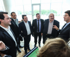 Governador Carlos Massa Ratinho Junior recebe o ministro do Meio Ambiente, Ricardo Salles  -  Curitiba, 30/04/2019  -  Foto: Rodrigo Félix Leal/ANPr