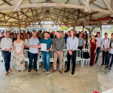 Lançamento do edital que vai remunerar proprietários que fazem preservação. Foto: Sanepar