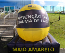 Começou oficialmente nesta quinta-feira (2), em todo o Paraná, a campanha Maio Amarelo, que visa diminuir o número de acidentes no trânsito e preservar a vida. Este ano, o tema é “Maio Amarelo - no trânsito, o sentido é a vida”, e apela para o poder das crianças em influenciar o comportamento dos pais. O vice-governador Darci Piana participou do lançamento, realizado no auditório da Polícia Rodoviária Federal (PRF), em Curitiba. Foto: Geraldo Bubniak/ANPr