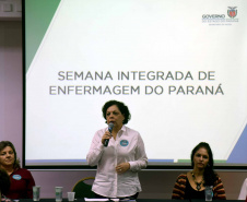 Começou nesta quinta-feira (2), em Curitiba, a Semana Integrada de Enfermagem do Paraná 2019. No dia 12 de maio é comemorado do Dia Internacional da Enfermagem e o objetivo do evento é promover o debate sobre a contribuição dos profissionais da área. Foto:SESA
