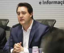 Governador Carlos Massa Ratinho Júnior durante reunião com a equipe de governo.Curitiba, 07-05-19.Foto: Arnaldo Alves / ANPr.