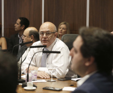Governador Carlos Massa Ratinho Júnior durante reunião com a equipe de governo.Curitiba, 07-05-19.Foto: Arnaldo Alves / ANPr.