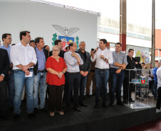 O governador Carlos Massa Ratinho Junior lança o programa Escola Segura. Foz do Iguaçu, 09/05/2019 - Foto: Geraldo Bubniak/ANPr