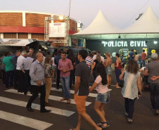 A Polícia Civil do Paraná (PCPR) irá oferecer, entre os dias 9 e 19 de maio, dentro da área da Expoingá, serviços de delegacia móvel e experiência de tiro em estande para os visitantes.Foto: Divulgação/PCPR