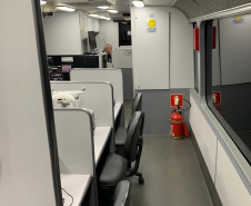 A Polícia Civil do Paraná (PCPR) irá oferecer, entre os dias 9 e 19 de maio, dentro da área da Expoingá, serviços de delegacia móvel e experiência de tiro em estande para os visitantes.Foto: Divulgação/PCPR