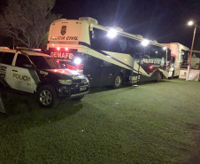 A Polícia Civil do Paraná (PCPR) irá oferecer, entre os dias 9 e 19 de maio, dentro da área da Expoingá, serviços de delegacia móvel e experiência de tiro em estande para os visitantes.Foto: Divulgação/PCPR