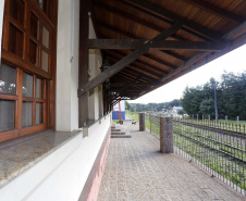 Cave Colinas de Pedra, em Piraquara. Antiga estação de Roça Nova, hoje funciona o restaurante da Cave.Piraquara, 30-04-19.Foto: Arnaldo Alves / ANPr.